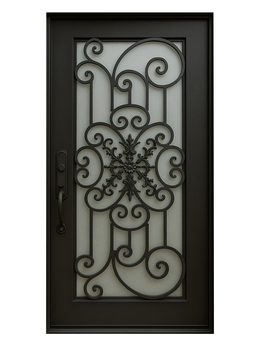 Royal 062 Wrought Iron Custom Exterior Door by Nova