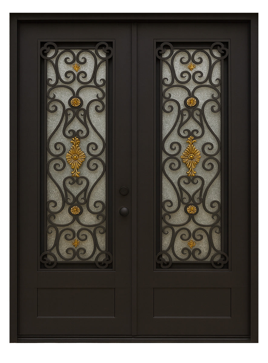 Royal 069 Wrought Iron Custom Exterior Door by Nova