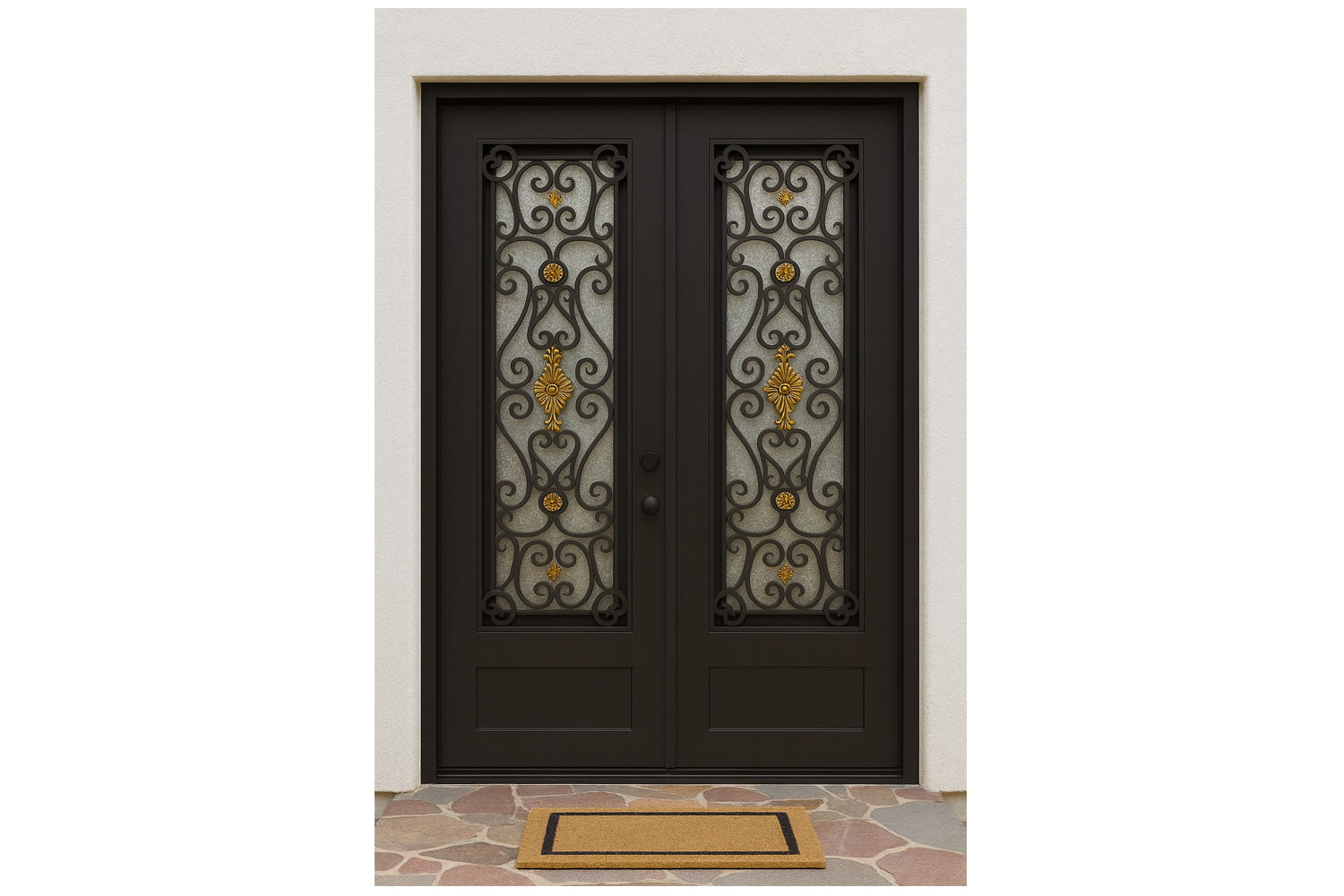 Royal 069 Wrought Iron Custom Exterior Door by Nova