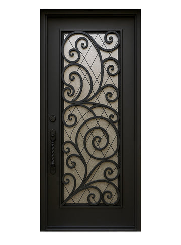 Royal 072 Wrought Iron Custom Exterior Door by Nova