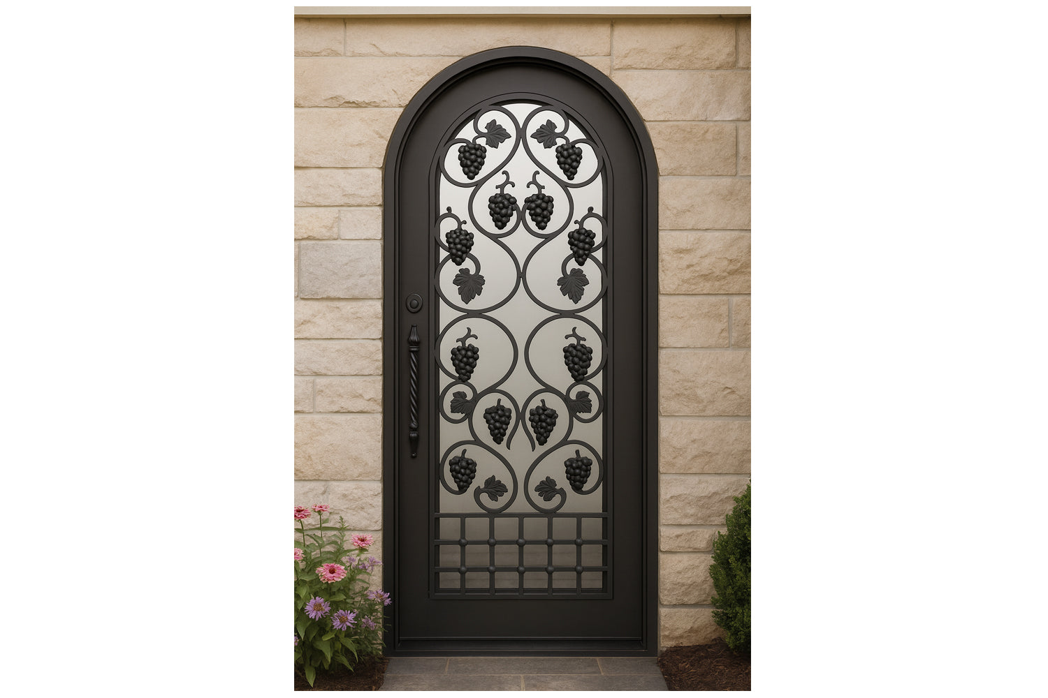 Royal 073 Wrought Iron Custom Exterior Door by Nova