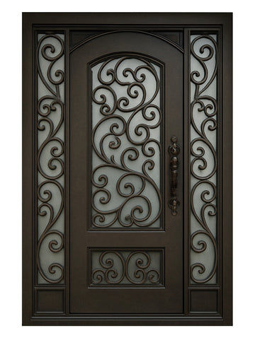 Royal 076 Wrought Iron Custom Exterior Door by Nova