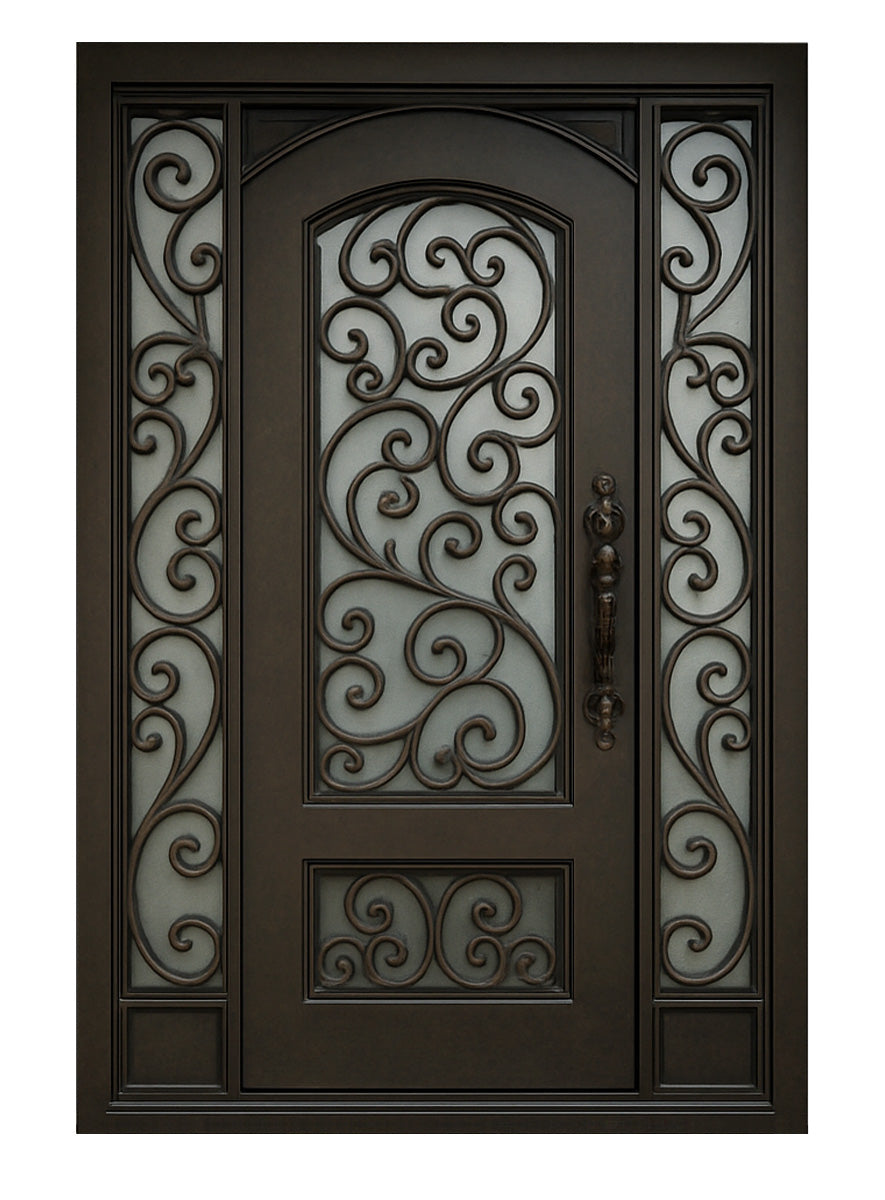 Royal 076 Wrought Iron Custom Exterior Door by Nova