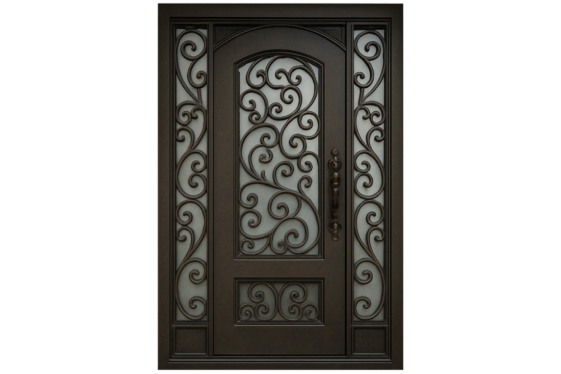 Royal 076 Wrought Iron Custom Exterior Door by Nova