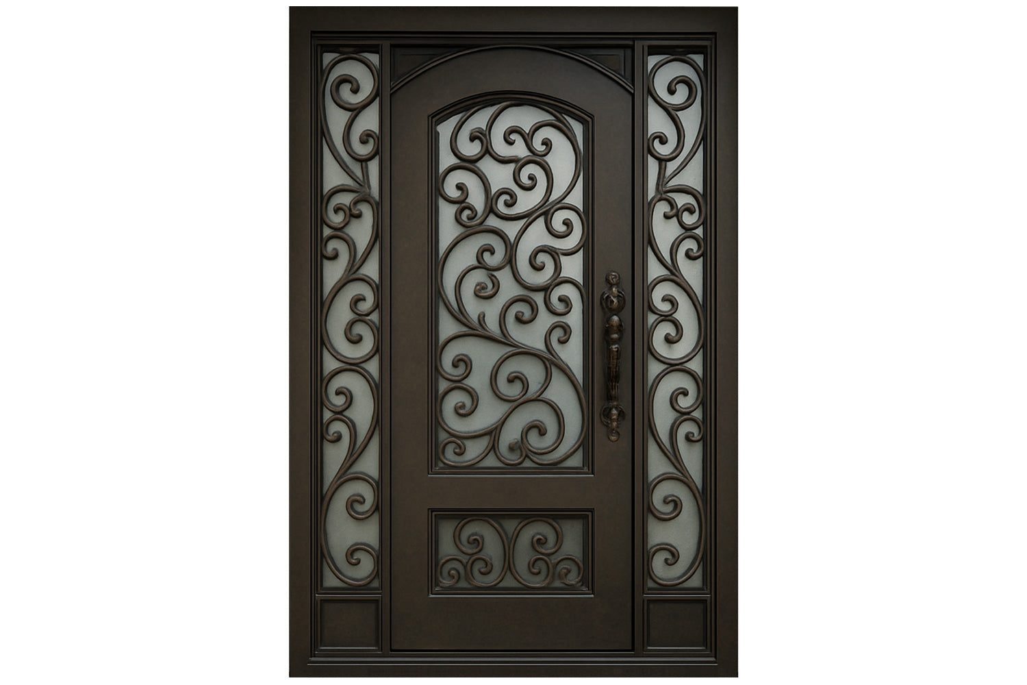 Royal 076 Wrought Iron Custom Exterior Door by Nova