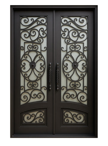Royal 077 Wrought Iron Custom Exterior Door by Nova
