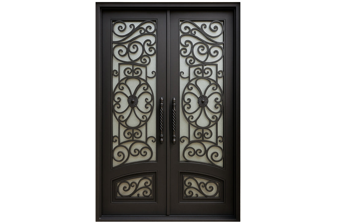 Royal 077 Wrought Iron Custom Exterior Door by Nova