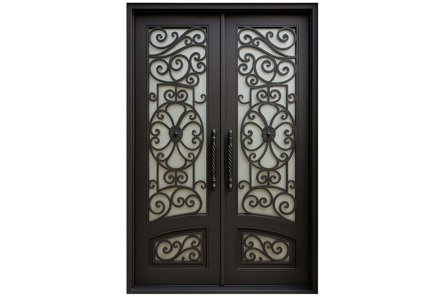 Royal 077 Wrought Iron Custom Exterior Door by Nova