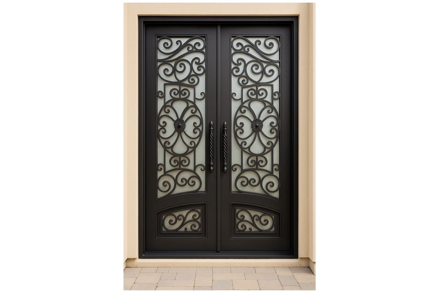 Royal 077 Wrought Iron Custom Exterior Door by Nova