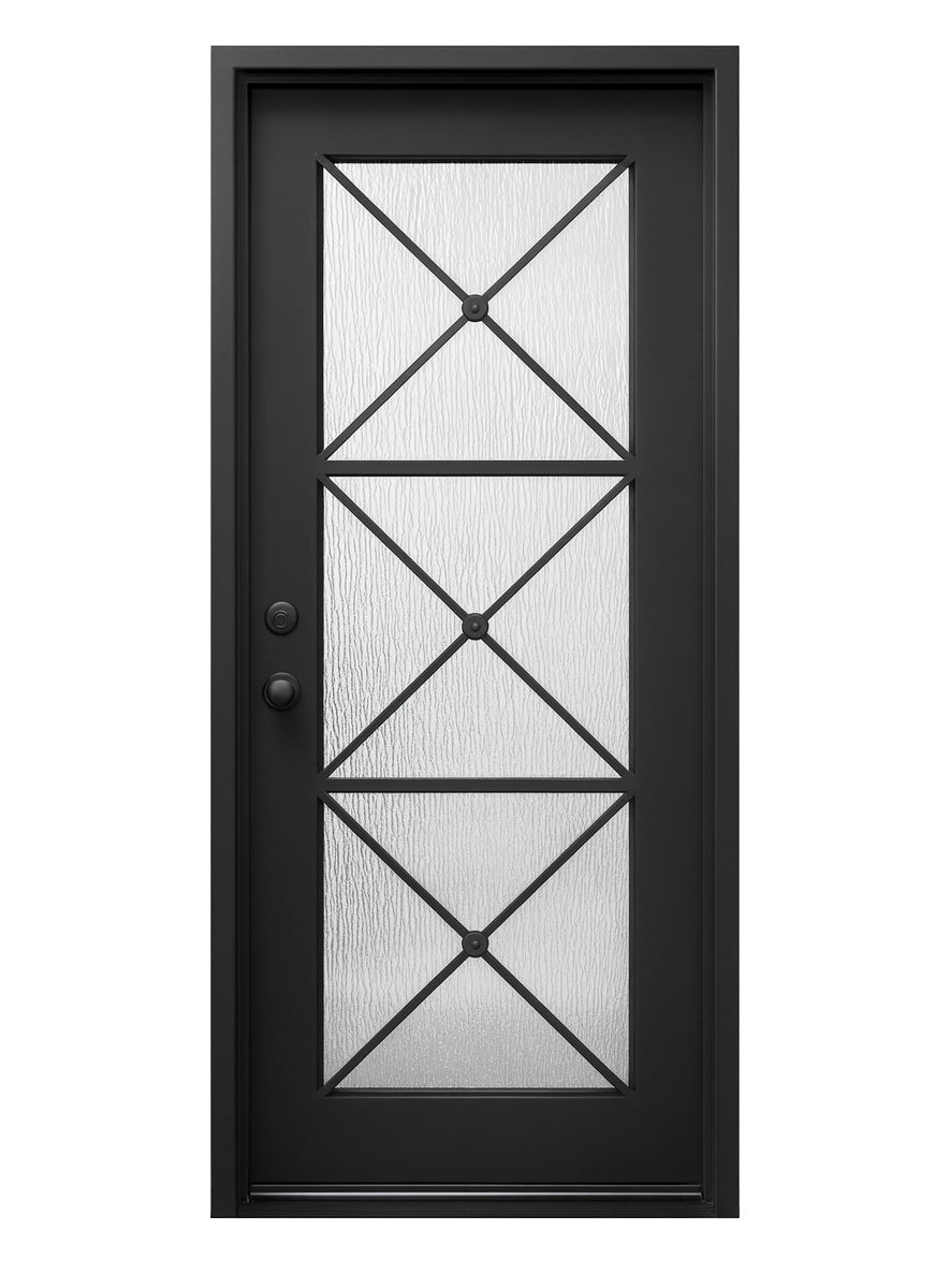 Royal 079 Wrought Iron Custom Exterior Door by Nova