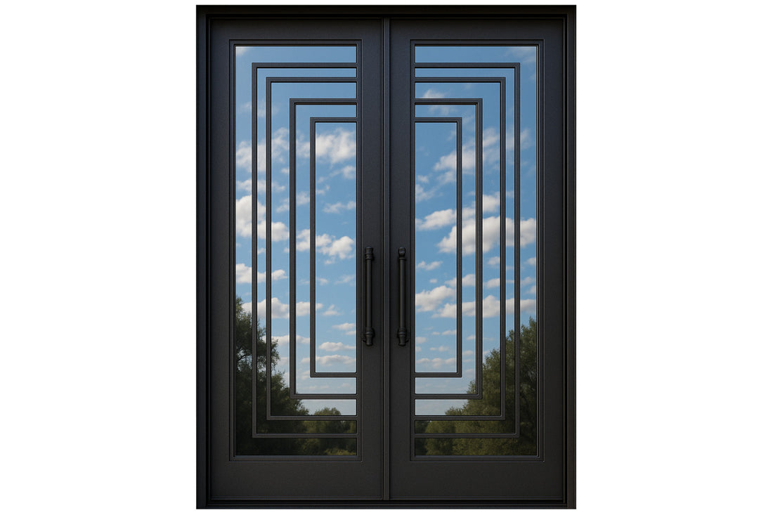Royal 082 Wrought Iron Custom Exterior Door by Nova