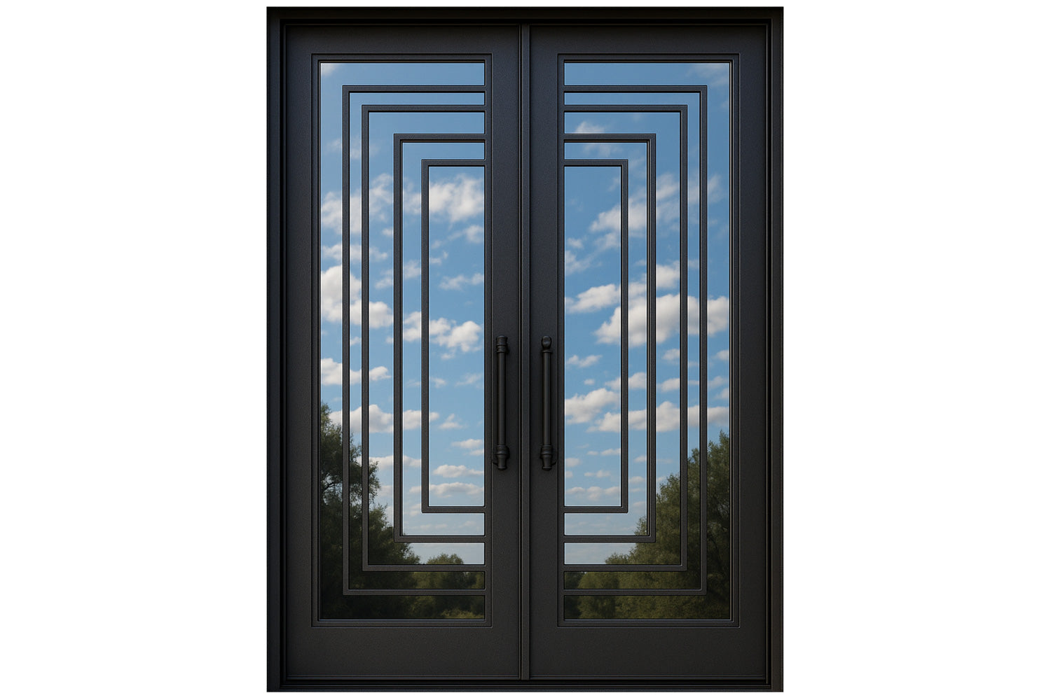 Royal 082 Wrought Iron Custom Exterior Door by Nova