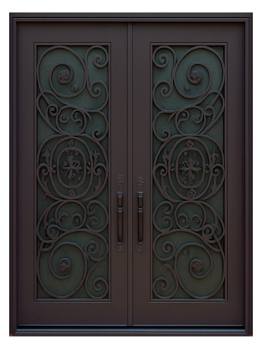 Royal 083 Wrought Iron Custom Exterior Door by Nova