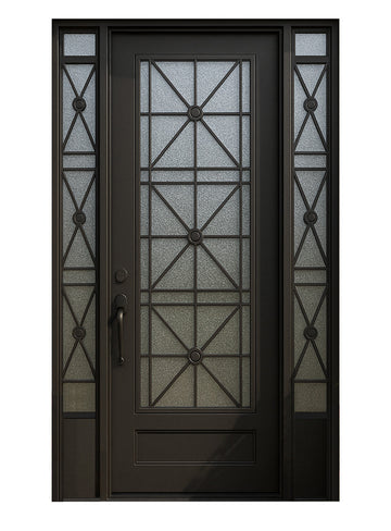 Royal 084 Wrought Iron Custom Exterior Door by Nova
