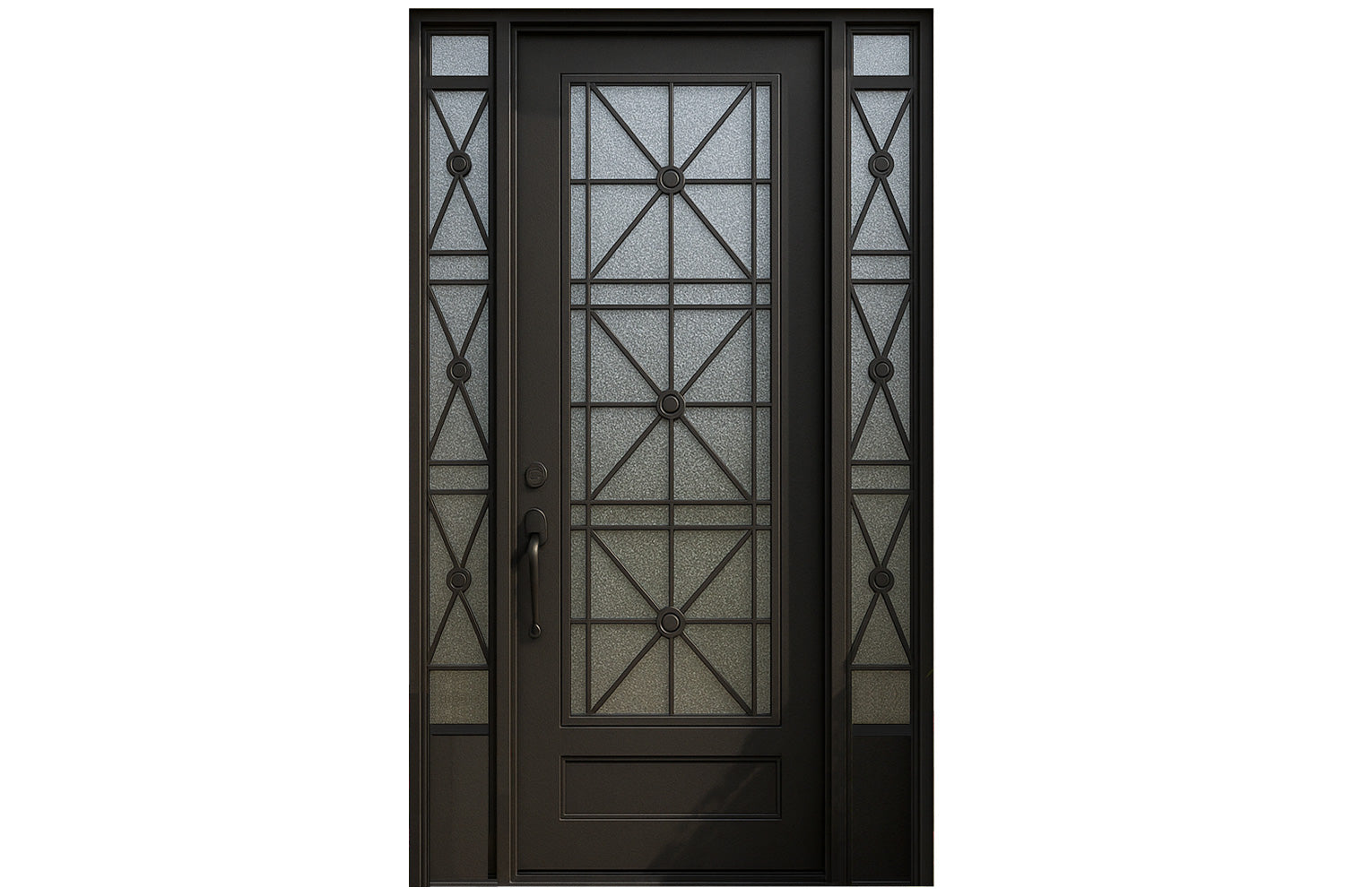 Royal 084 Wrought Iron Custom Exterior Door by Nova