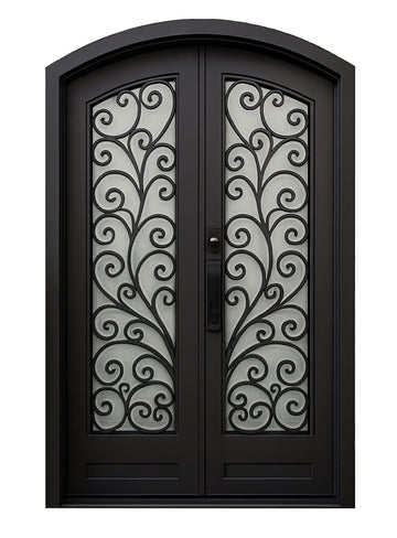 Royal 085 Wrought Iron Custom Exterior Door by Nova
