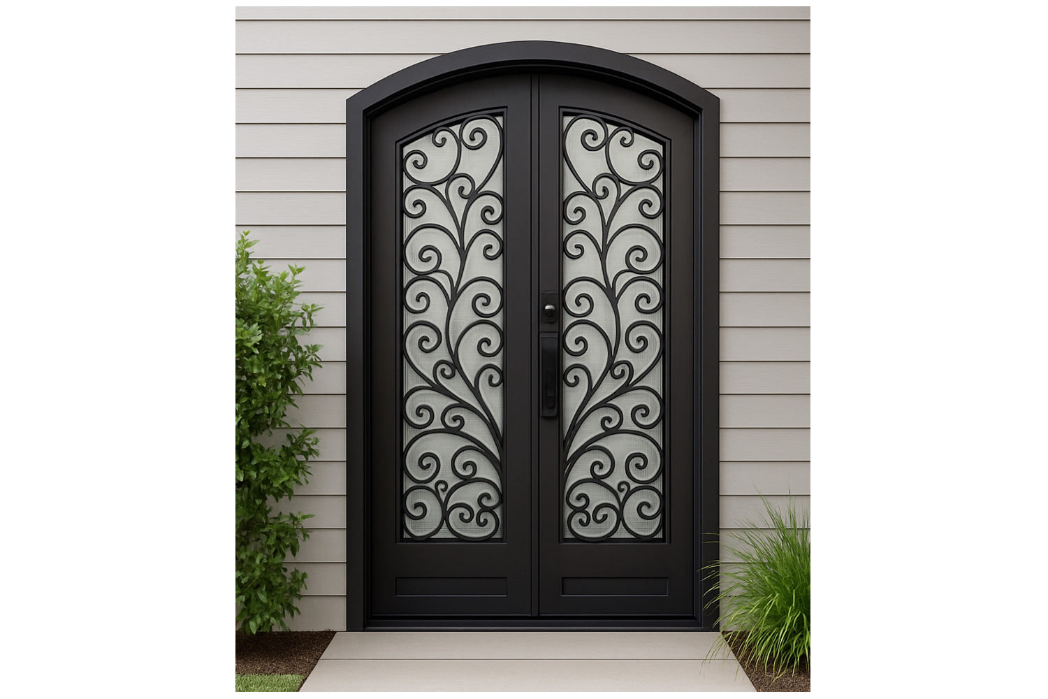 Royal 085 Wrought Iron Custom Exterior Door by Nova