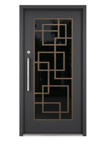 Royal 086 Wrought Iron Custom Exterior Door by Nova