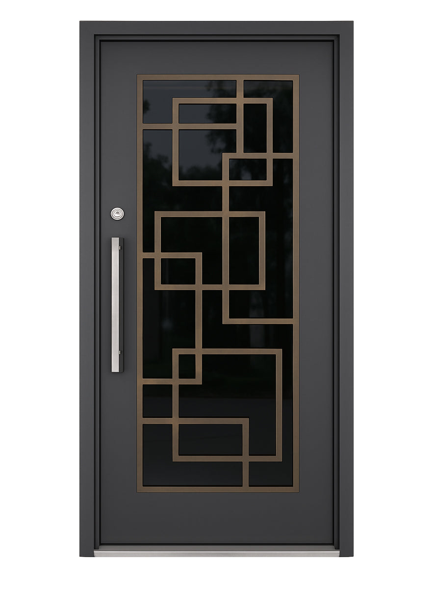 Royal 086 Wrought Iron Custom Exterior Door by Nova
