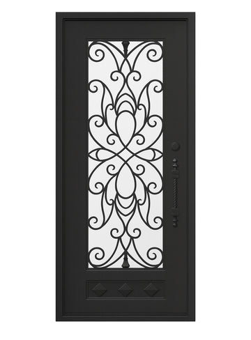 Royal 087 Wrought Iron Custom Exterior Door by Nova
