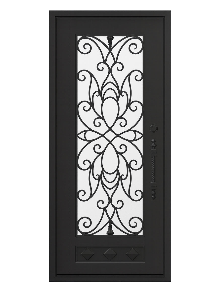 Royal 087 Wrought Iron Custom Exterior Door by Nova