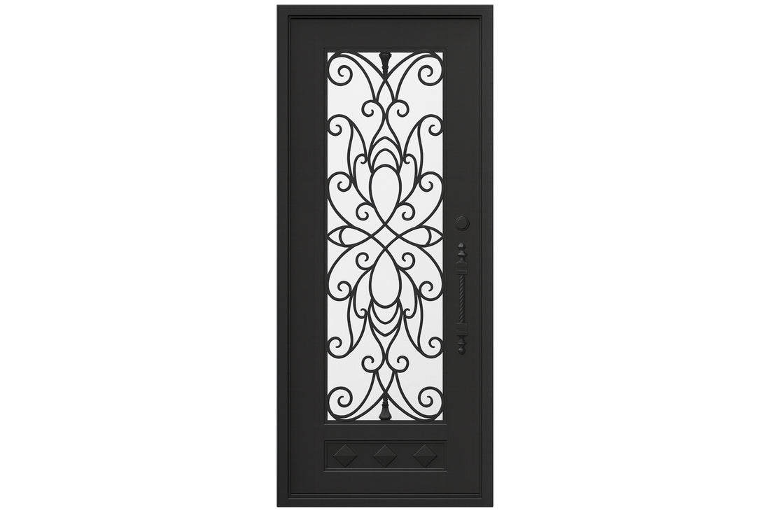 Royal 087 Wrought Iron Custom Exterior Door by Nova