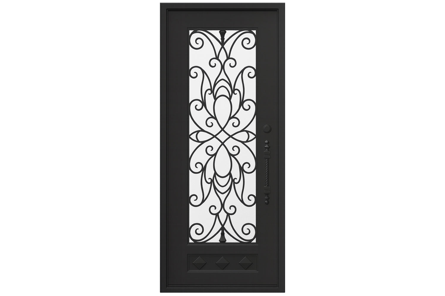 Royal 087 Wrought Iron Custom Exterior Door by Nova