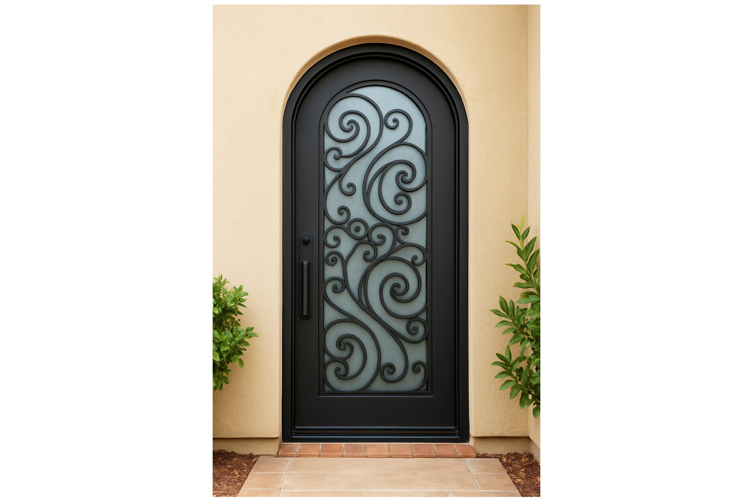 Royal 089 Wrought Iron Custom Exterior Door by Nova