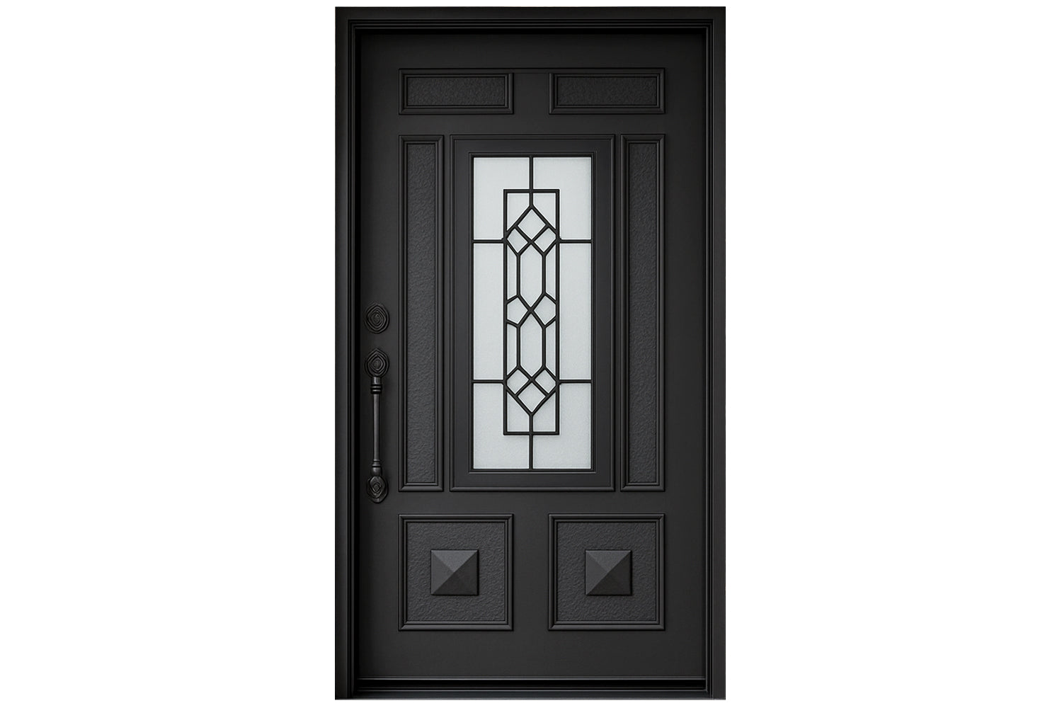 Royal 090 Wrought Iron Custom Exterior Door by Nova