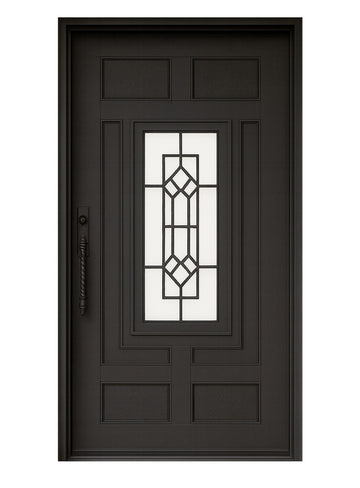 Royal 091 Wrought Iron Custom Exterior Door by Nova
