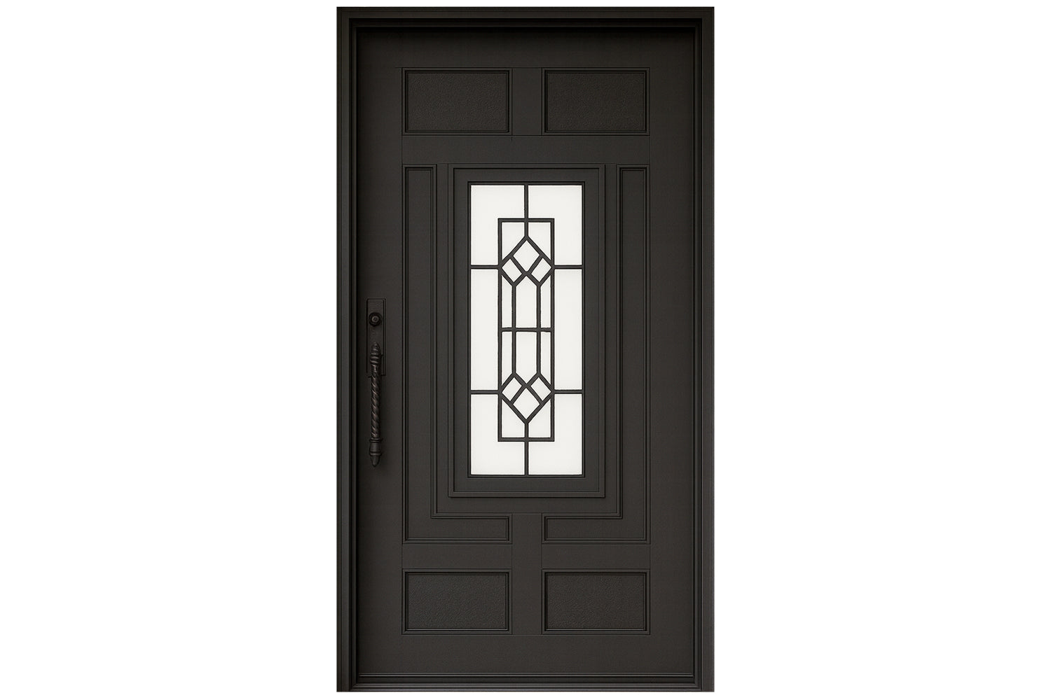 Royal 091 Wrought Iron Custom Exterior Door by Nova