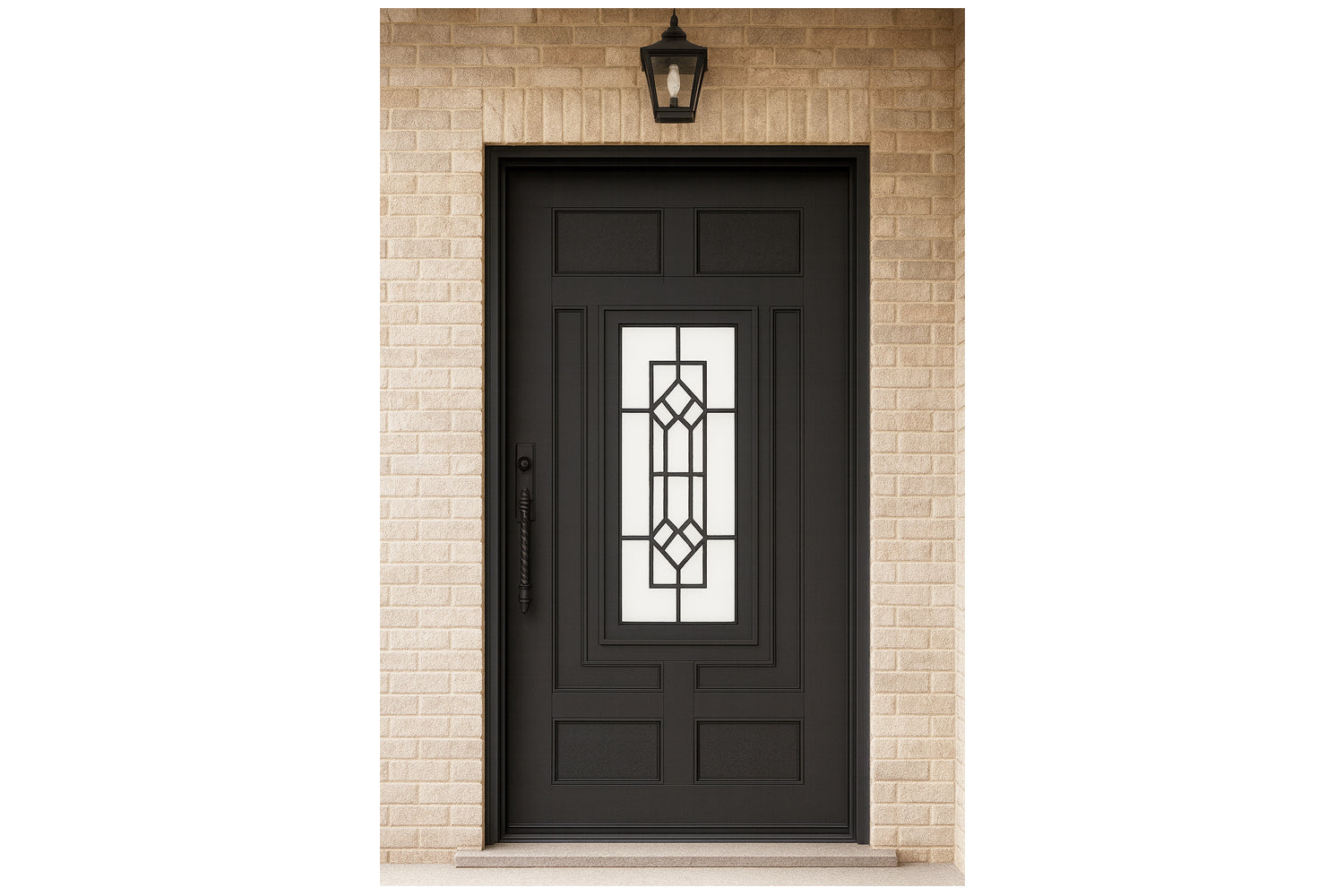 Royal 091 Wrought Iron Custom Exterior Door by Nova
