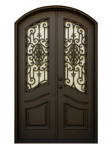 Royal 092 Wrought Iron Custom Exterior Door by Nova