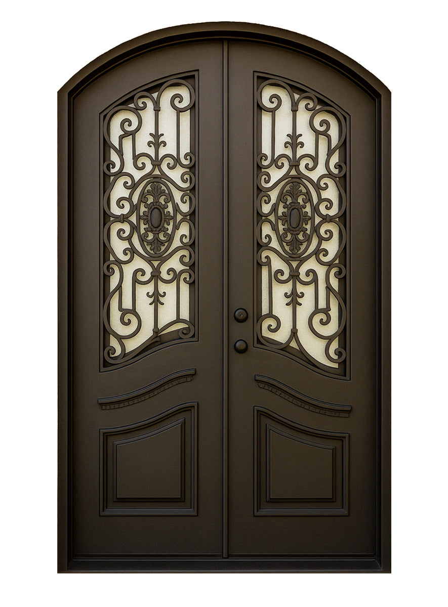 Royal 092 Wrought Iron Custom Exterior Door by Nova