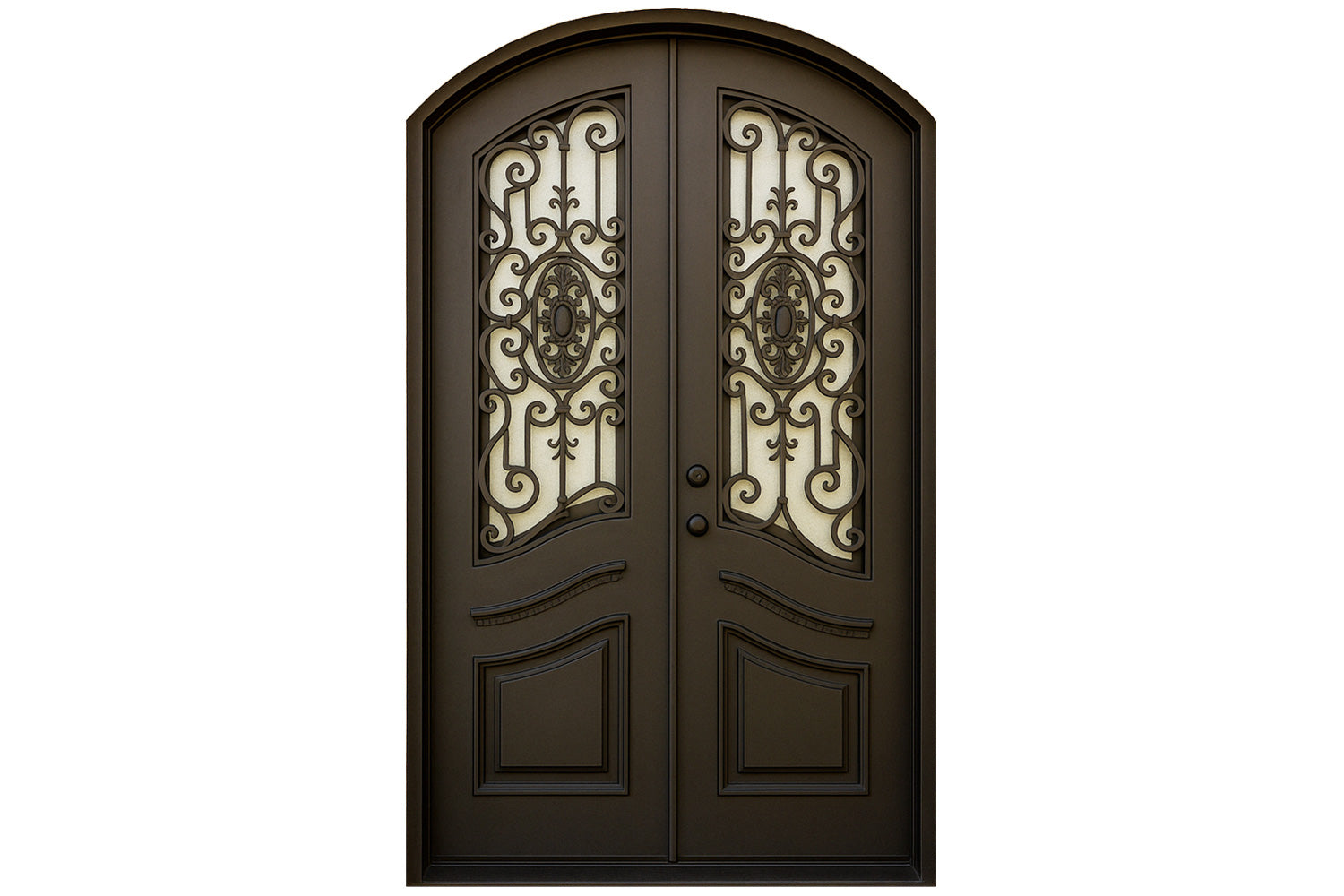 Royal 092 Wrought Iron Custom Exterior Door by Nova