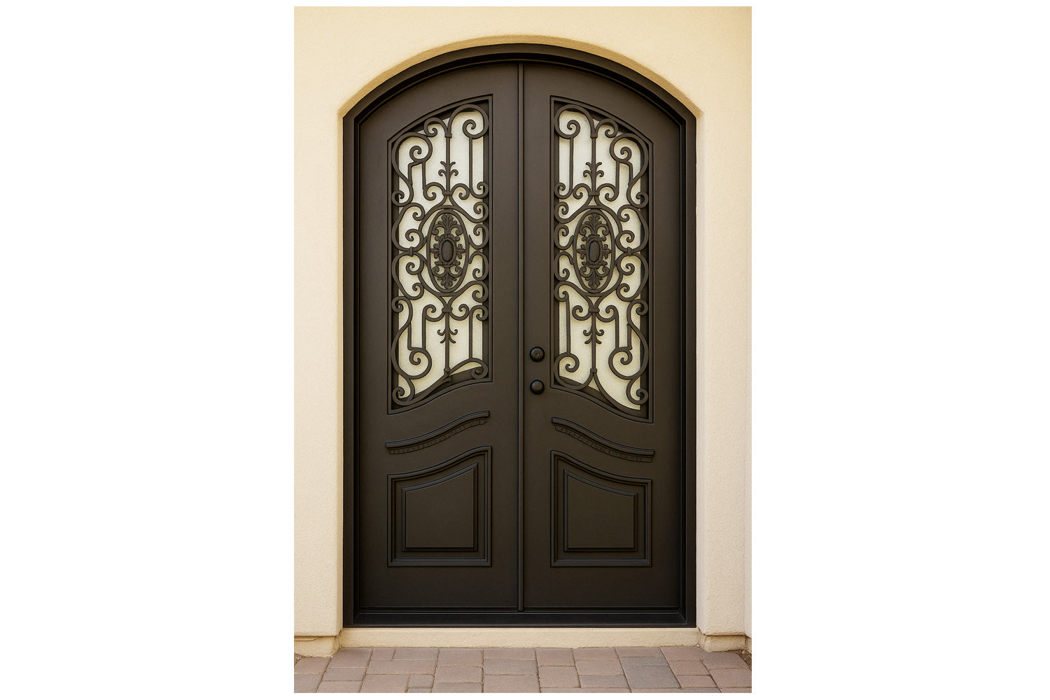 Royal 092 Wrought Iron Custom Exterior Door by Nova