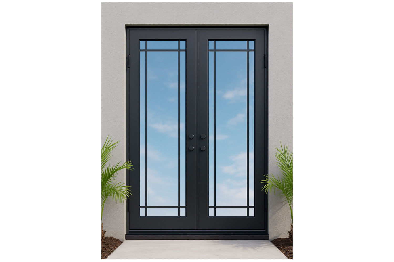 Royal 093 Wrought Iron Custom Exterior Door by Nova