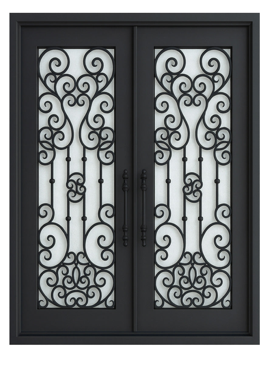 Royal 096 Wrought Iron Custom Exterior Door by Nova