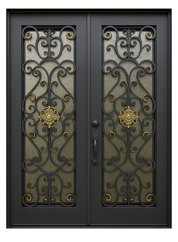 Royal 097 Wrought Iron Custom Exterior Door by Nova