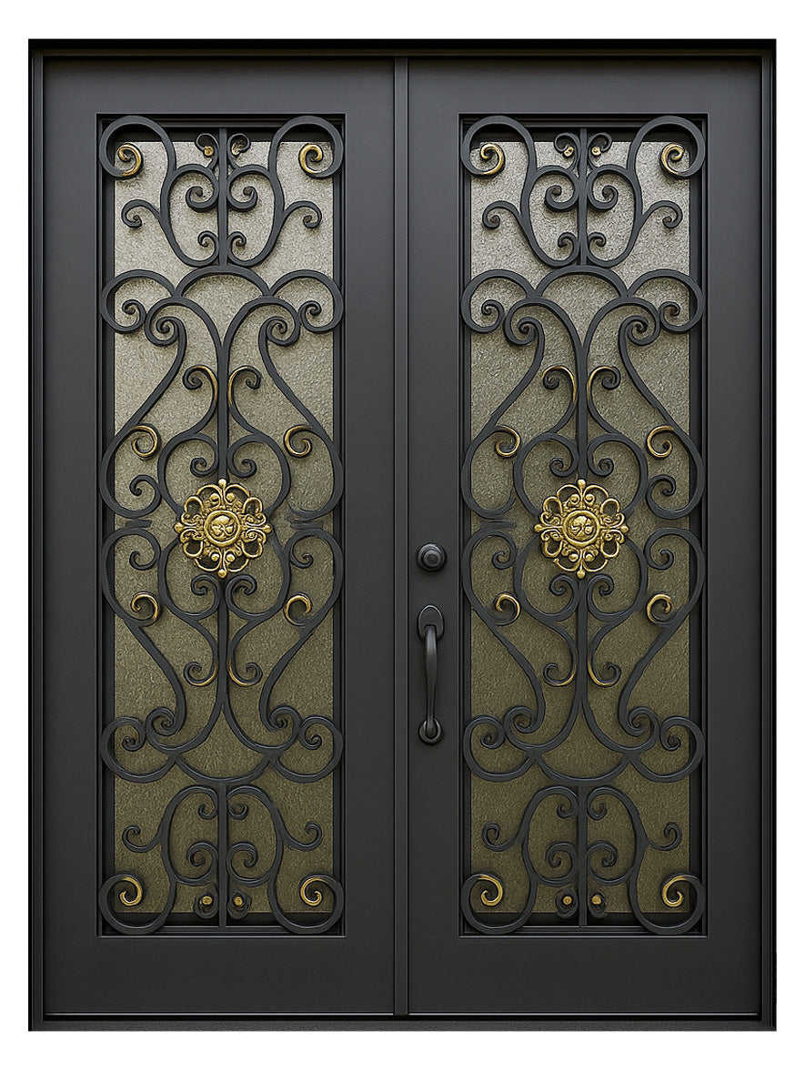 Royal 097 Wrought Iron Custom Exterior Door by Nova