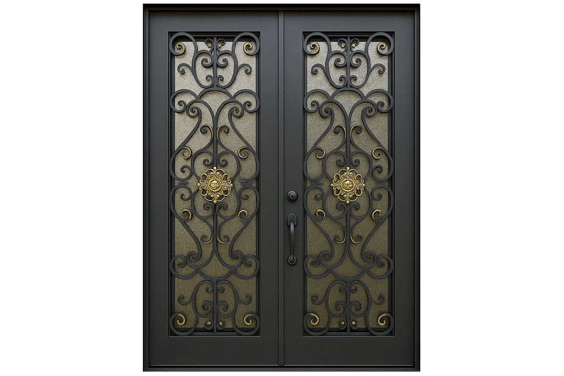 Royal 097 Wrought Iron Custom Exterior Door by Nova