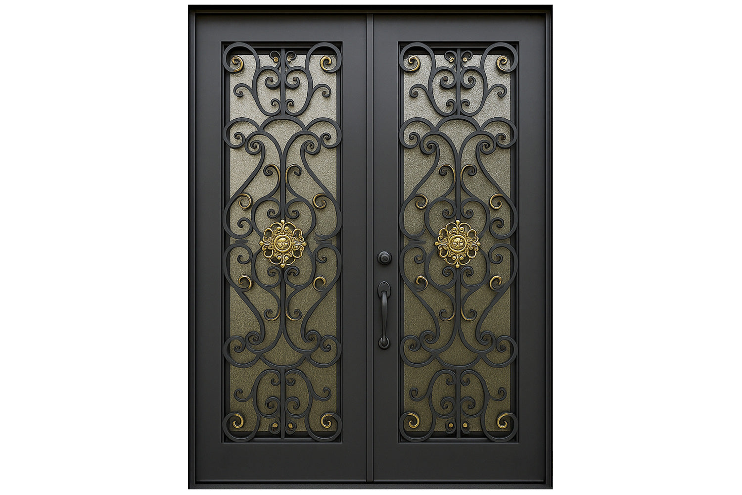 Royal 097 Wrought Iron Custom Exterior Door by Nova
