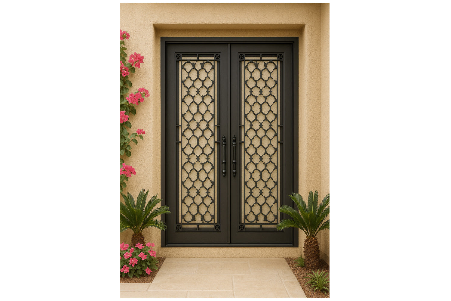 Royal 099 Wrought Iron Custom Exterior Door by Nova