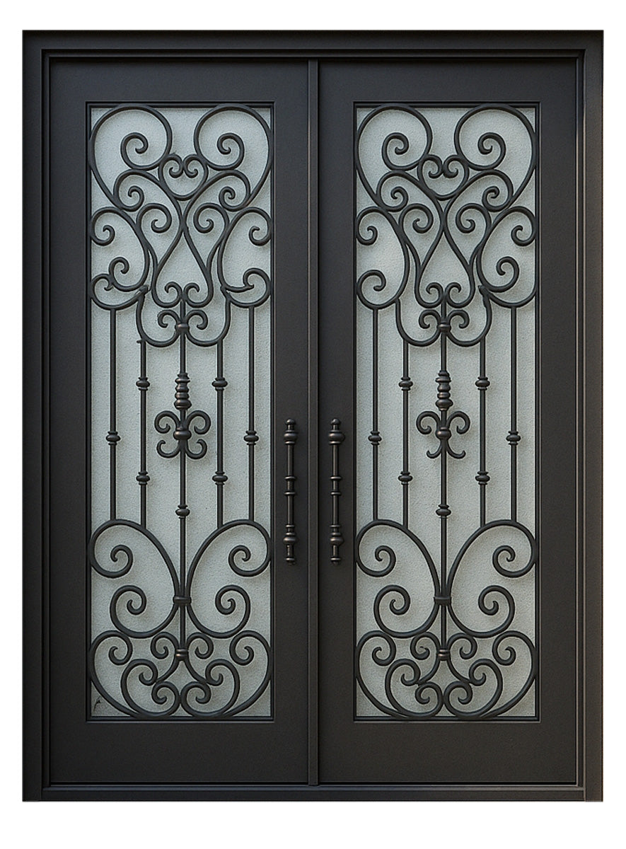 Royal 100 Wrought Iron Custom Exterior Door by Nova