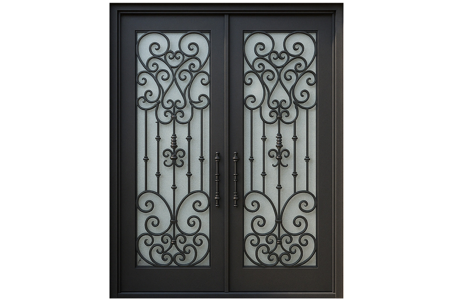 Royal 100 Wrought Iron Custom Exterior Door by Nova