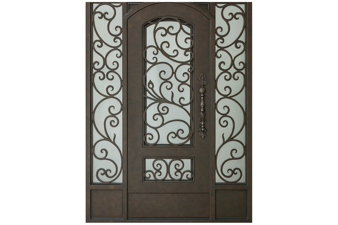 Royal 102 Wrought Iron Custom Exterior Door by Nova