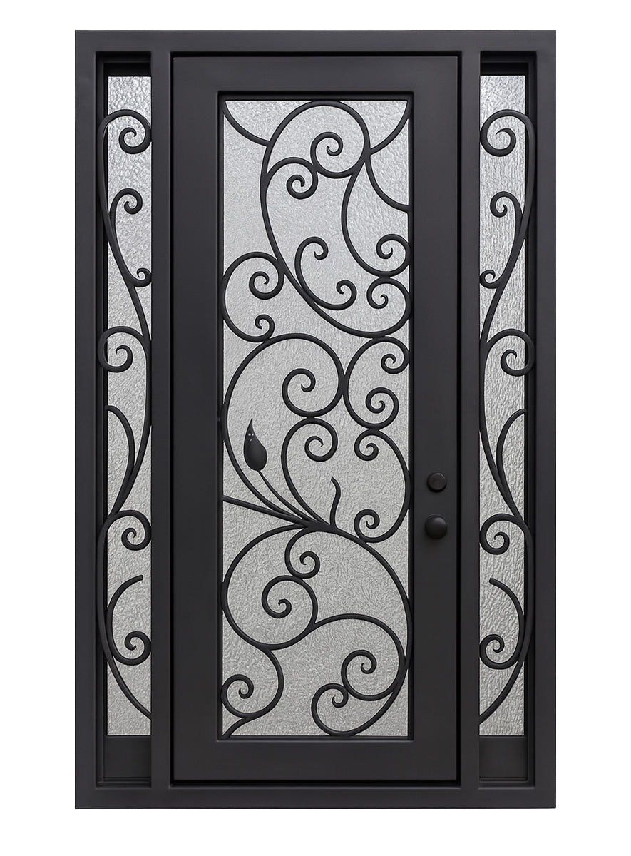 Royal 103 Wrought Iron Custom Exterior Door by Nova