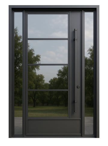 Royal 104 Wrought Iron Custom Exterior Door by Nova