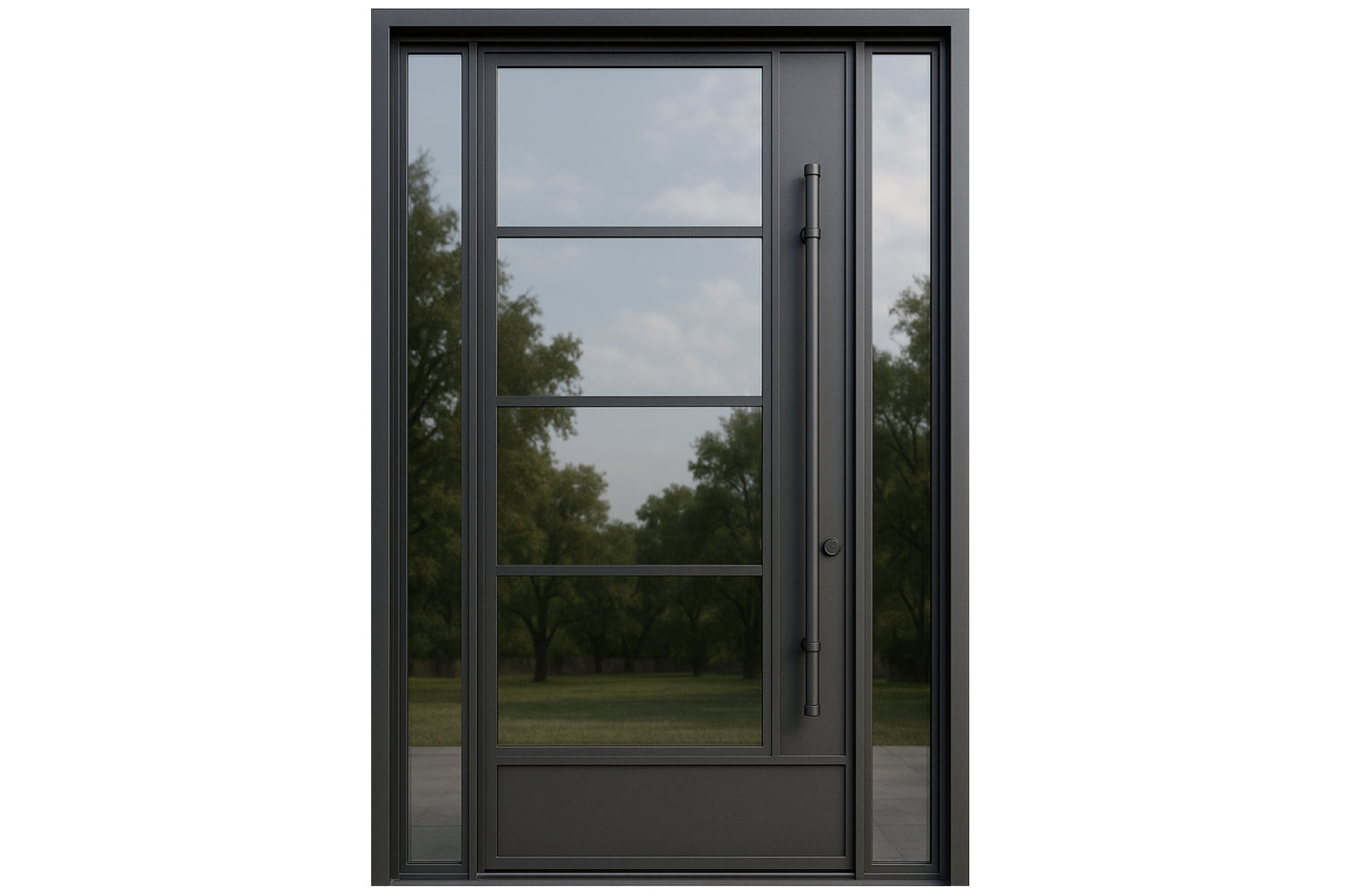 Royal 104 Wrought Iron Custom Exterior Door by Nova
