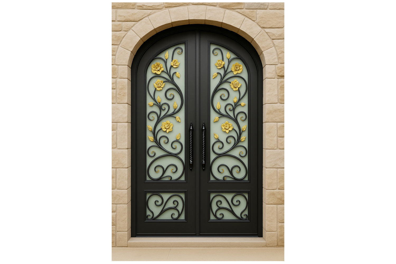 Royal 107 Wrought Iron Custom Exterior Door by Nova